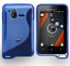 S Line Wave Gel Case Cover For Sony Ericsson Xperia Active St17i Blue S Line Wave Gel Case Cover For Sony Ericsson Xperia Active St17i Blue